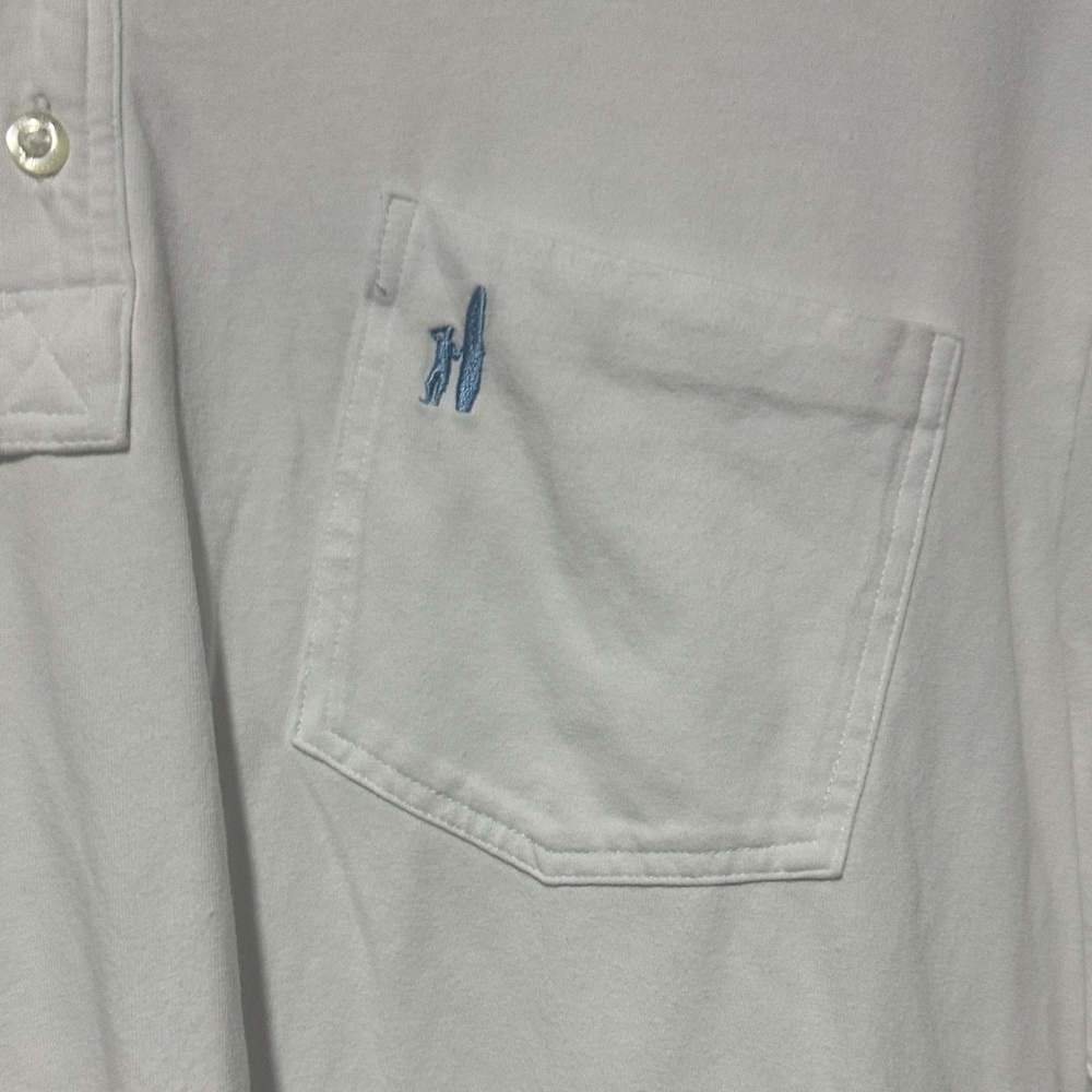 Johnny-O Men's White Polo Shirt - Picture 2 of 4
